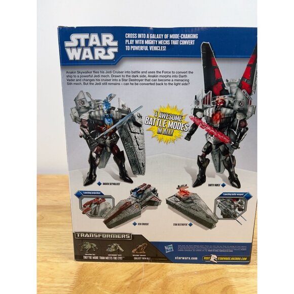 Hasbro Star Wars Transformers DARTH VADER to STAR DESTROYER New NIB - Picture 8 of 15